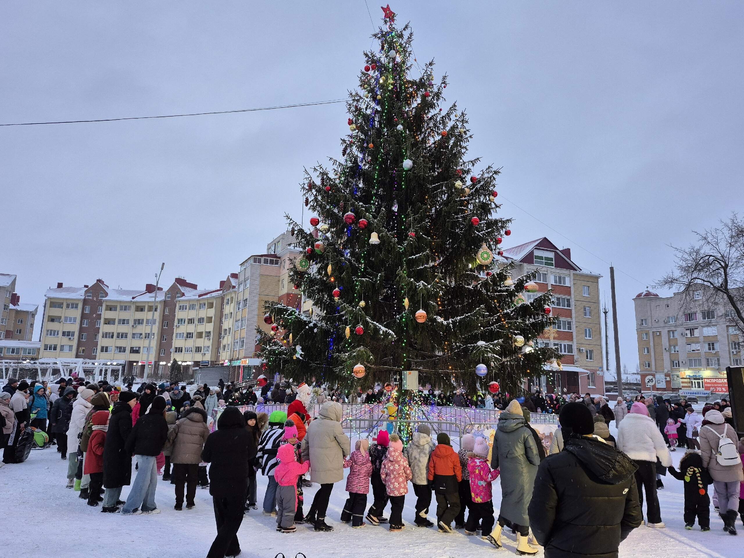 Торжественное открытие Городской ёлки